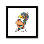 Kunstverket Homer x Doodle er laget av Pancx