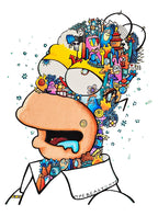 Homer x doodle kommer i flere versjoner i hand finish