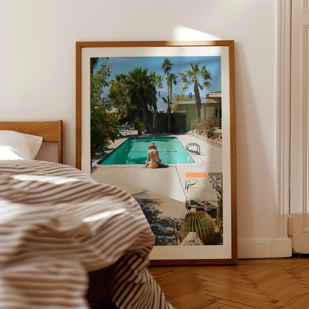 Fine art fotokunsttrykket "Hot springs" av den norske fotografen Dag Knudsen, signert og nummerert i et begrenset opplag.