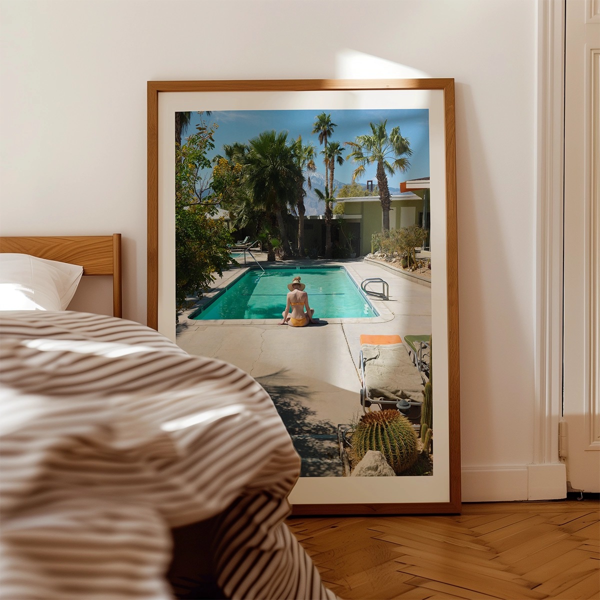 Fine art fotokunsttrykket "Hot springs" av den norske fotografen Dag Knudsen, signert og nummerert i et begrenset opplag.