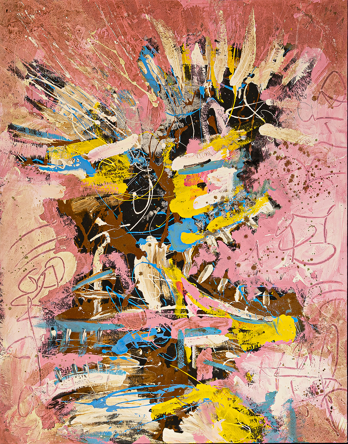 Kunsttrykket "I, I’ll be king" av den norske samtidskunstneren Stian Borgen