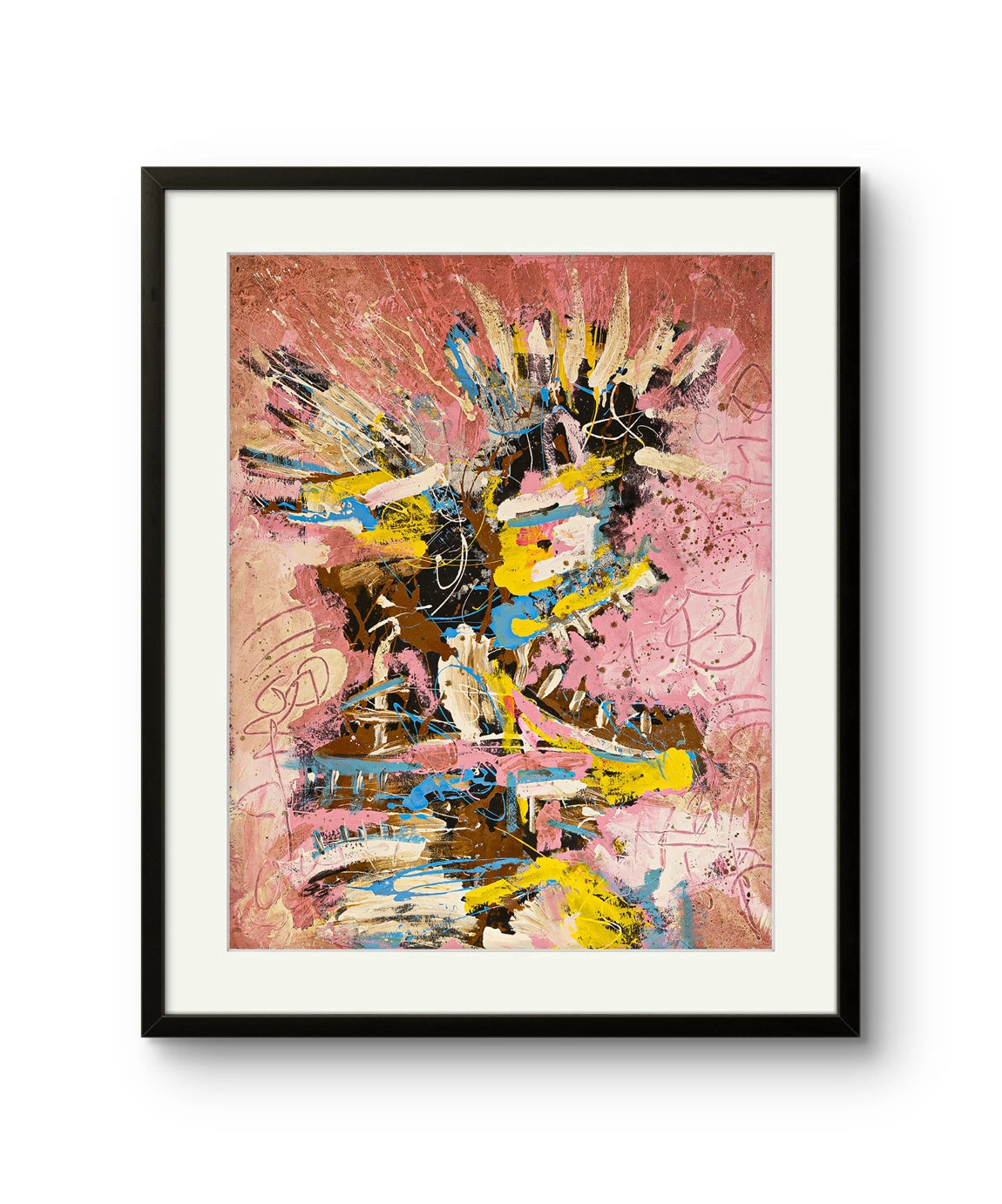 Kunsttrykket "I, I’ll be king" er signert og nummeret i et begrenset opplag på 50 stk. 