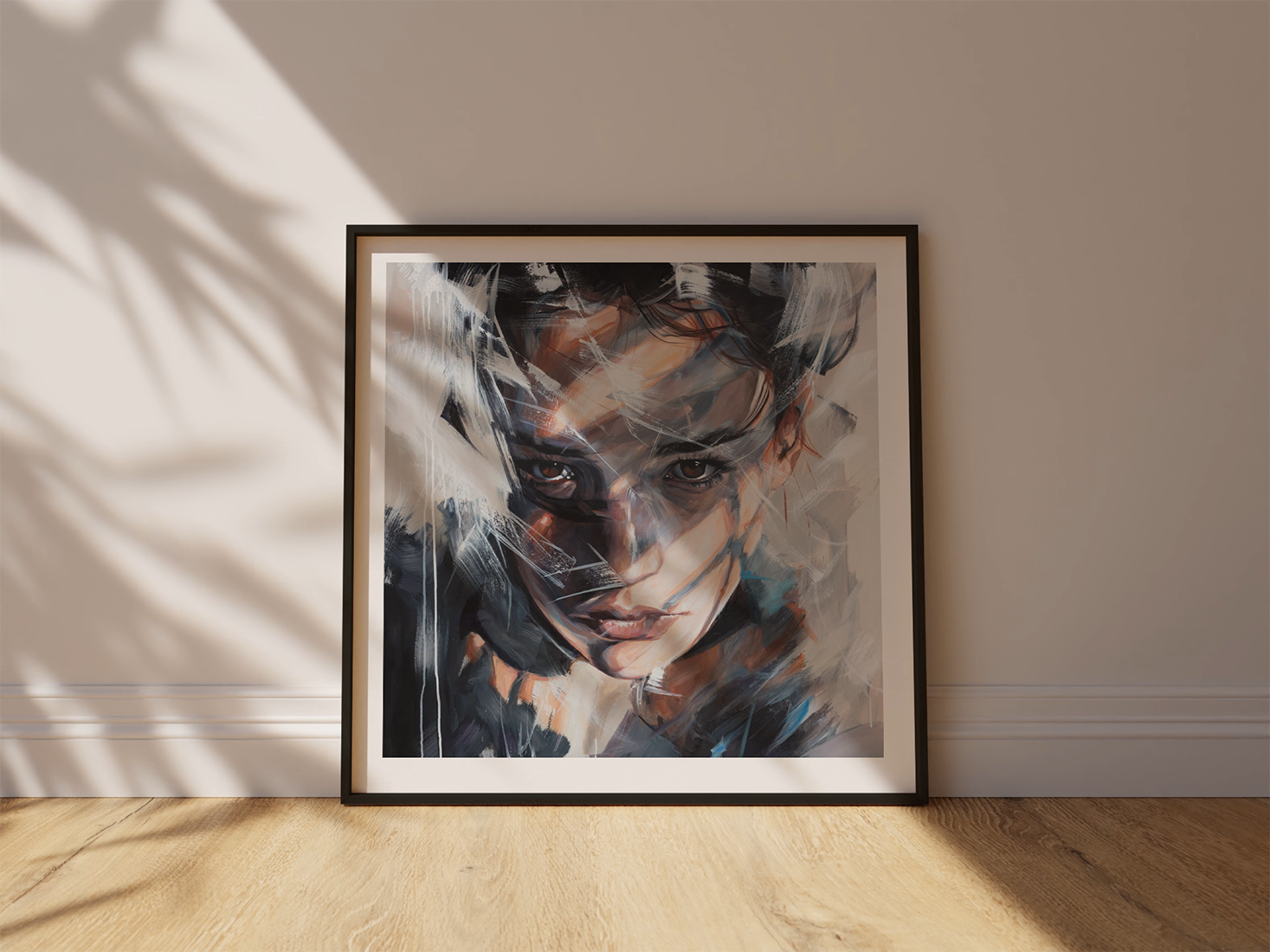 Kunsttrykket "I already know" kommer i to størrelser på kunstpapir. 