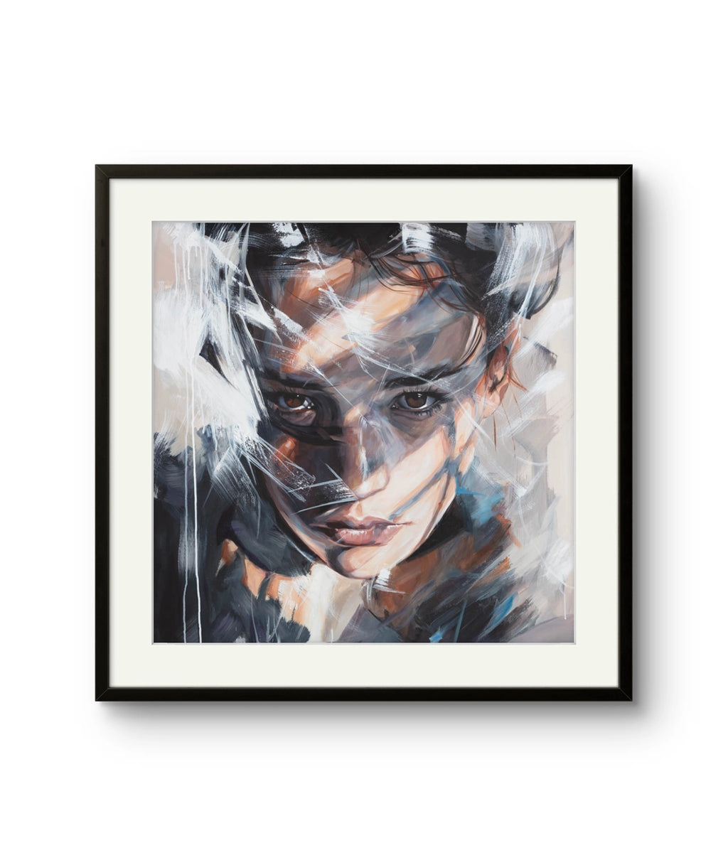 Fine art giclée trykket "I already know" av den norske kunstneren Laila Maria Mæland. 