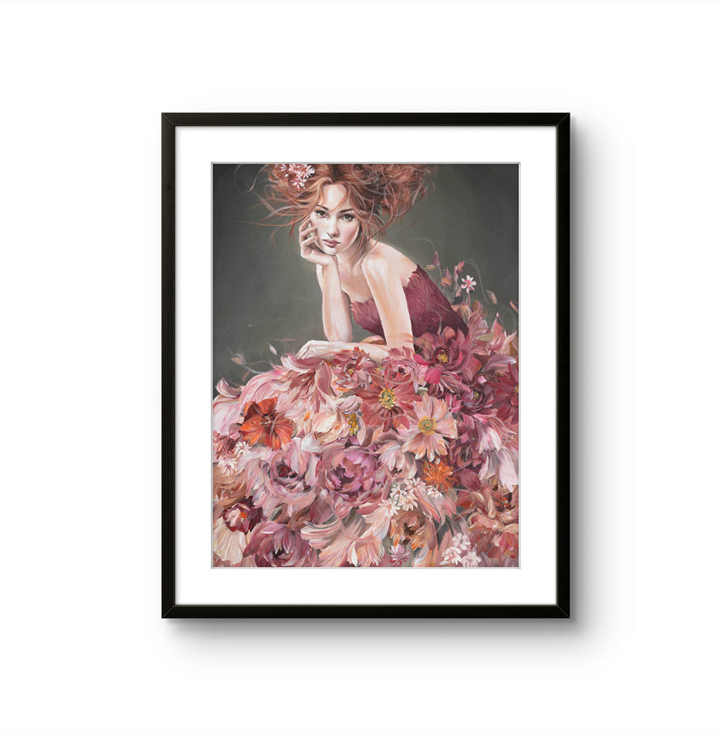 Fine art giclée trykket "I know you love me" kan rammes inn. Ta kontakt på post@m35.no for å få hjelp til innramming. 