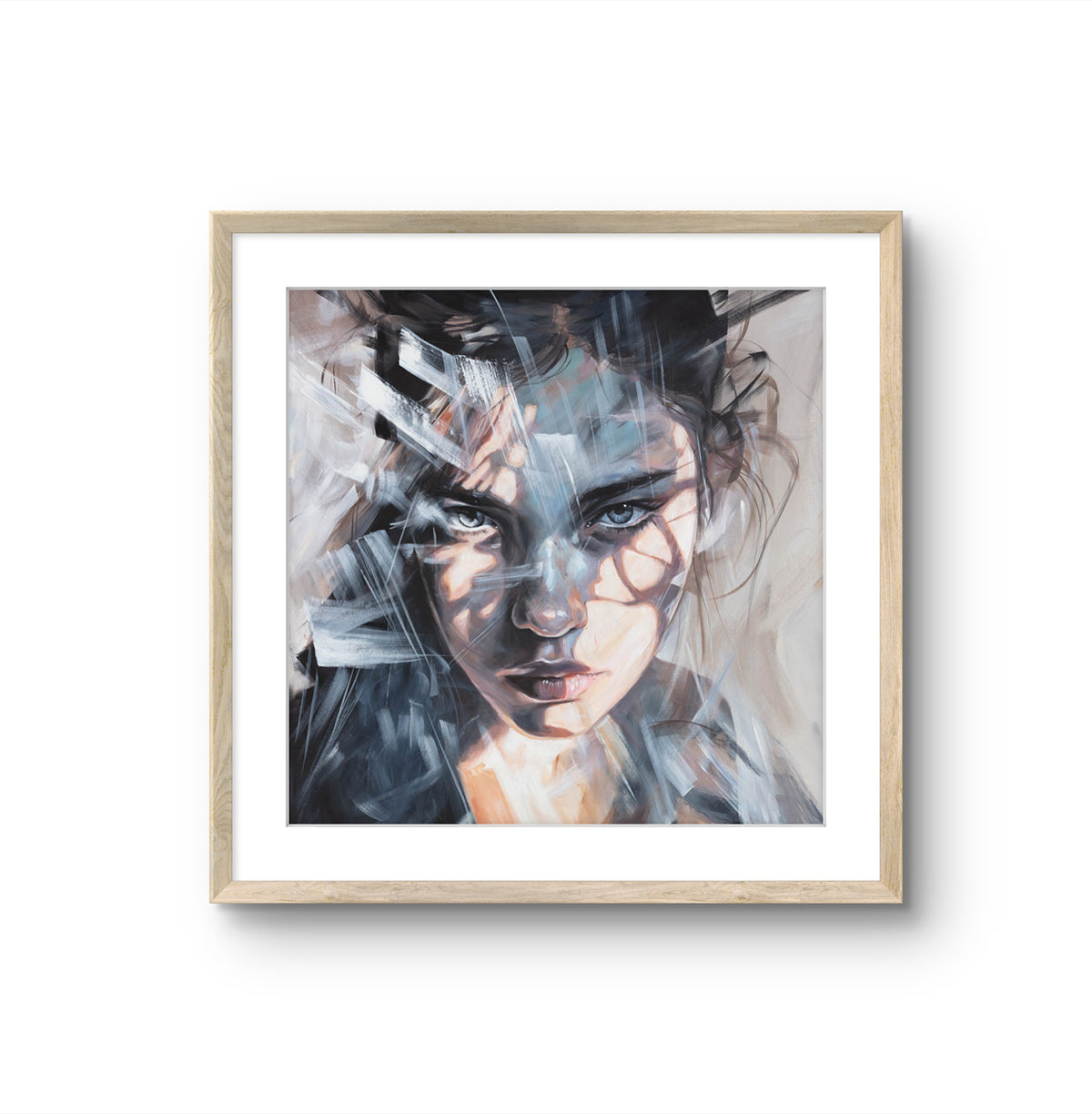 Kunsttrykket "I´m watching you" kommer i tre ulike størrelser og er trykket på to ulike medium 