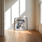 "I’m watching you" på kunstpapir av den norske kunstneren Laila Maria Mæland