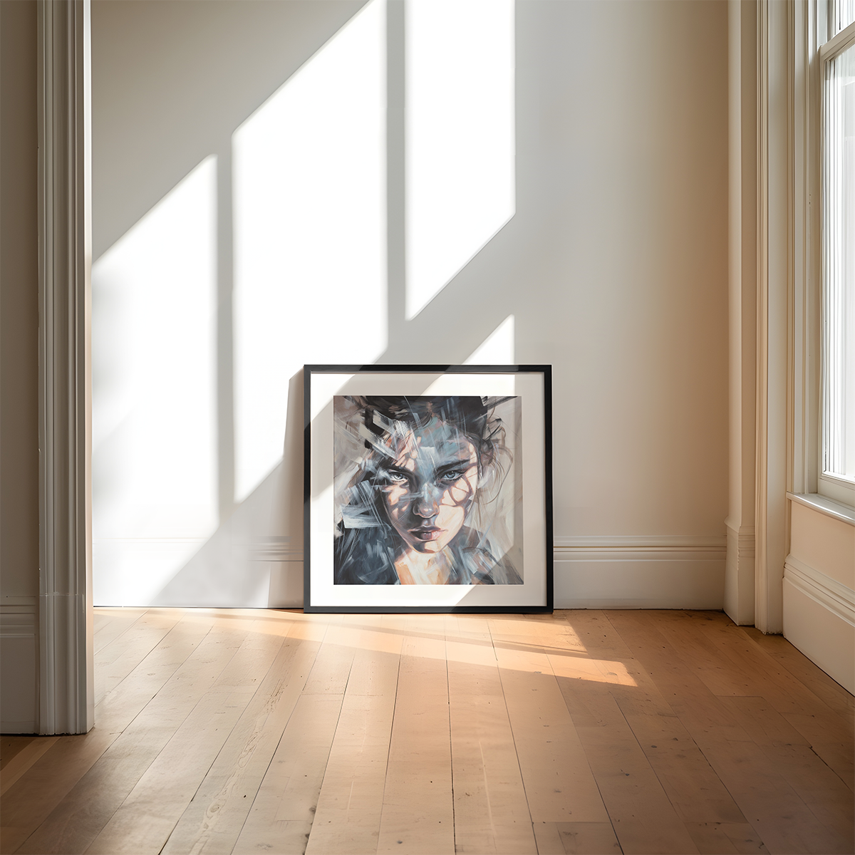 "I’m watching you" på kunstpapir av den norske kunstneren Laila Maria Mæland