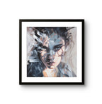 Fine art giclée trykket "I’m watching you" av den norske kunstneren Laila Maria Mæland