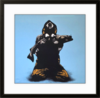 Kunsttrykket "In cod we trust" av Pøbel er en av hans mest ettertraktede kunstverk. 