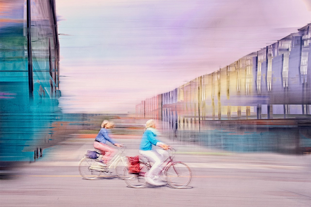 Detaljebilde av fotokunsttrykket "In Good Company" av Douglas Carr