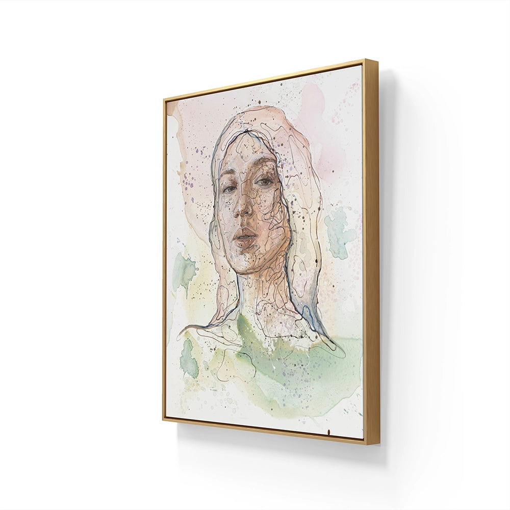 Trykket kommer i en versjon på lerret, denne er også håndkolorert av kunstneren.