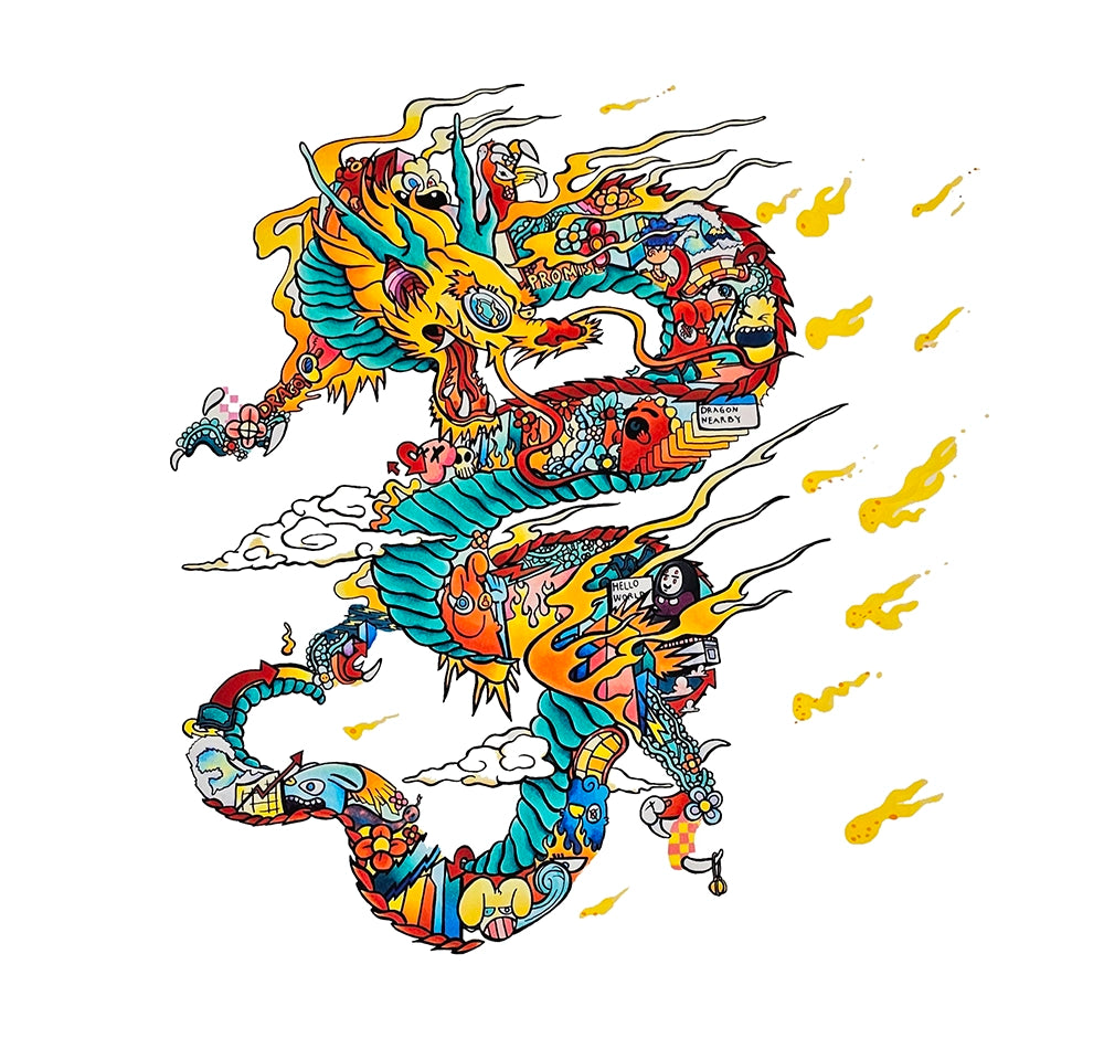 Inferno x doodle hand finished av Pancx