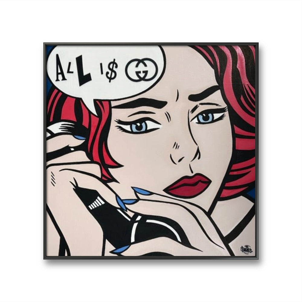 Its all gucci leveres med sort sveveramme