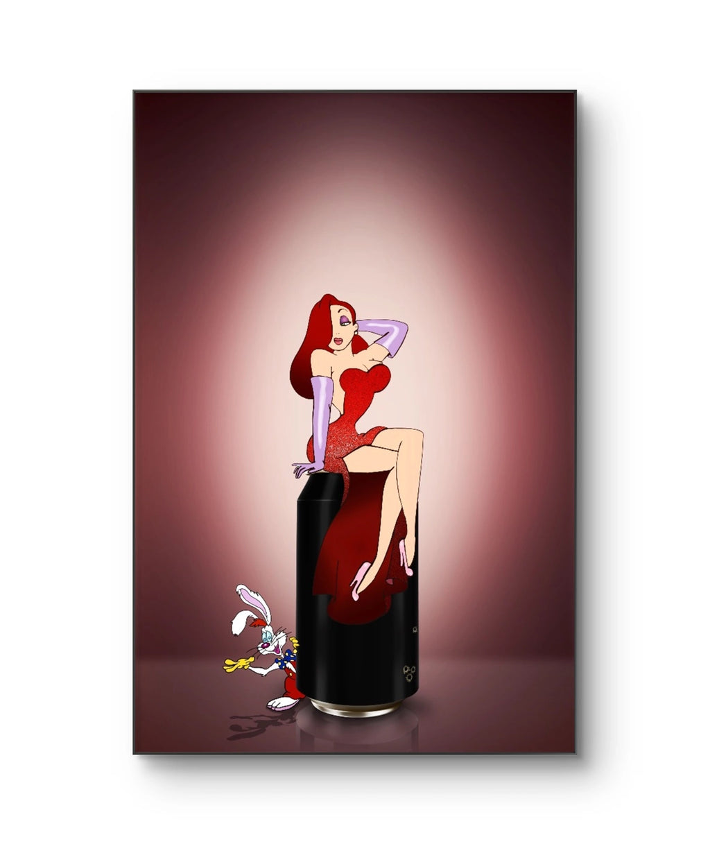 Kunstverket "Jessica Rabbit" av den norske pop-art kunstneren Benedicte Aubert Ringnes