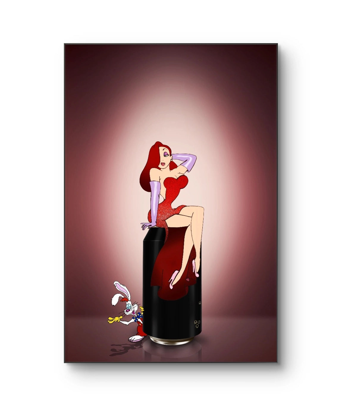 Kunstverket "Jessica Rabbit" av den norske pop-art kunstneren Benedicte Aubert Ringnes