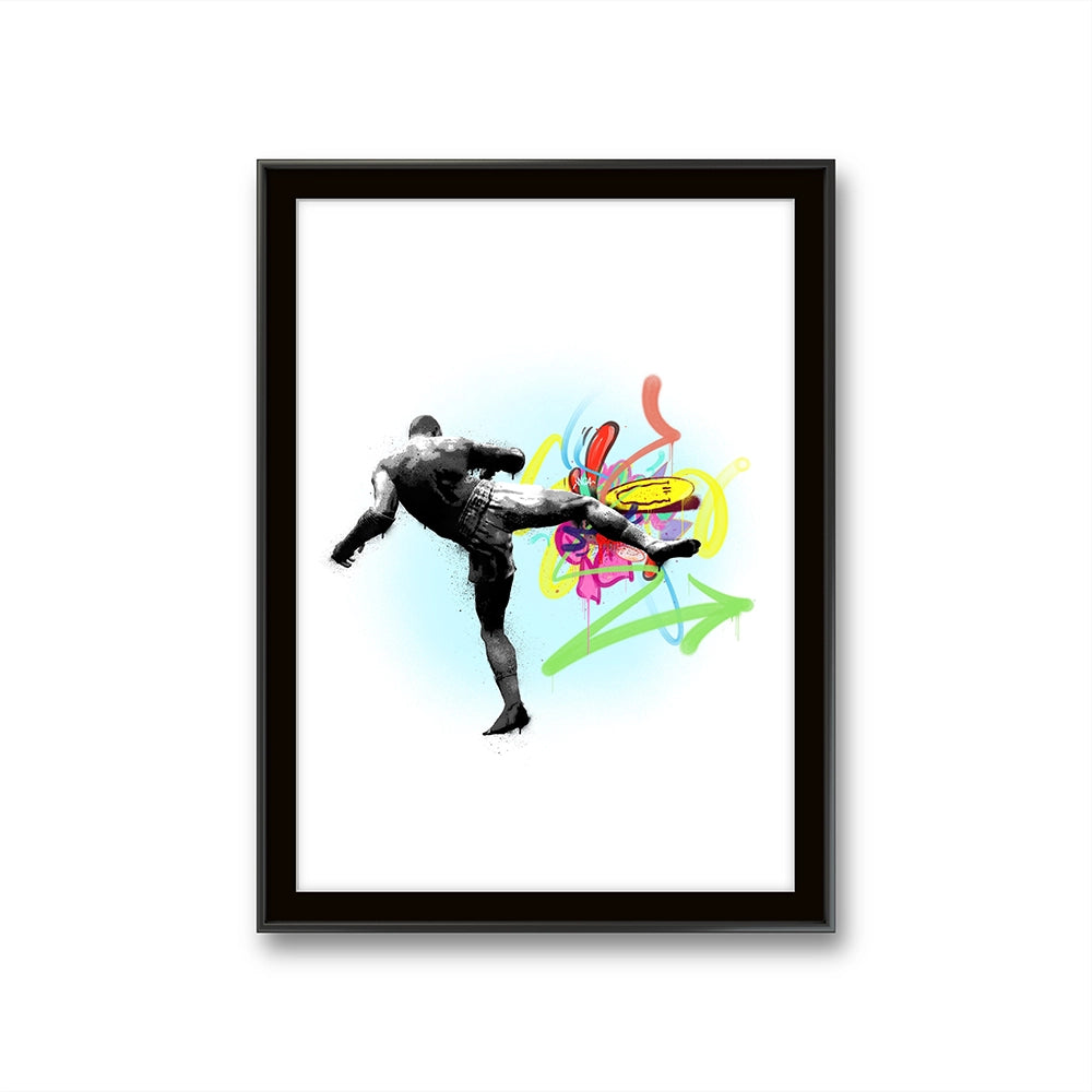 Kunstverket Kick er laget av den norske kunstneren Espen Dalen