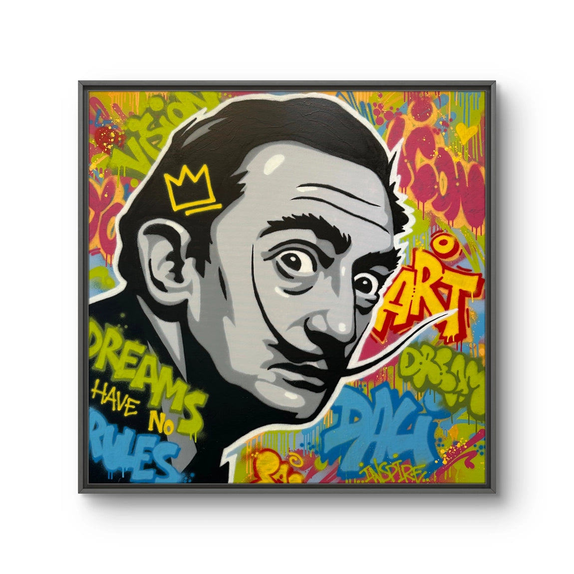 Kunstverket "King Dali " av den norske kunstneren Salke1