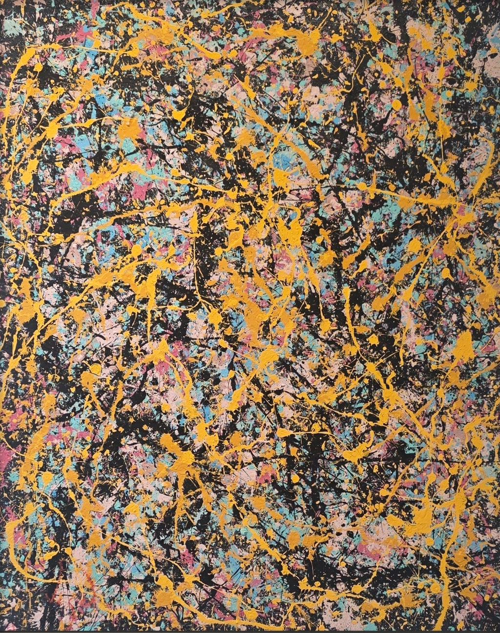 Detaljebilde av maleriet "Korean Garden"