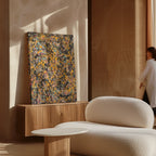 Maleriet "Korean Garden" kommer i størrelsen 120 x 100 cm