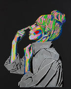 Kunstverket Lady Gaga kommer i størrelsen 53 x 66 cm