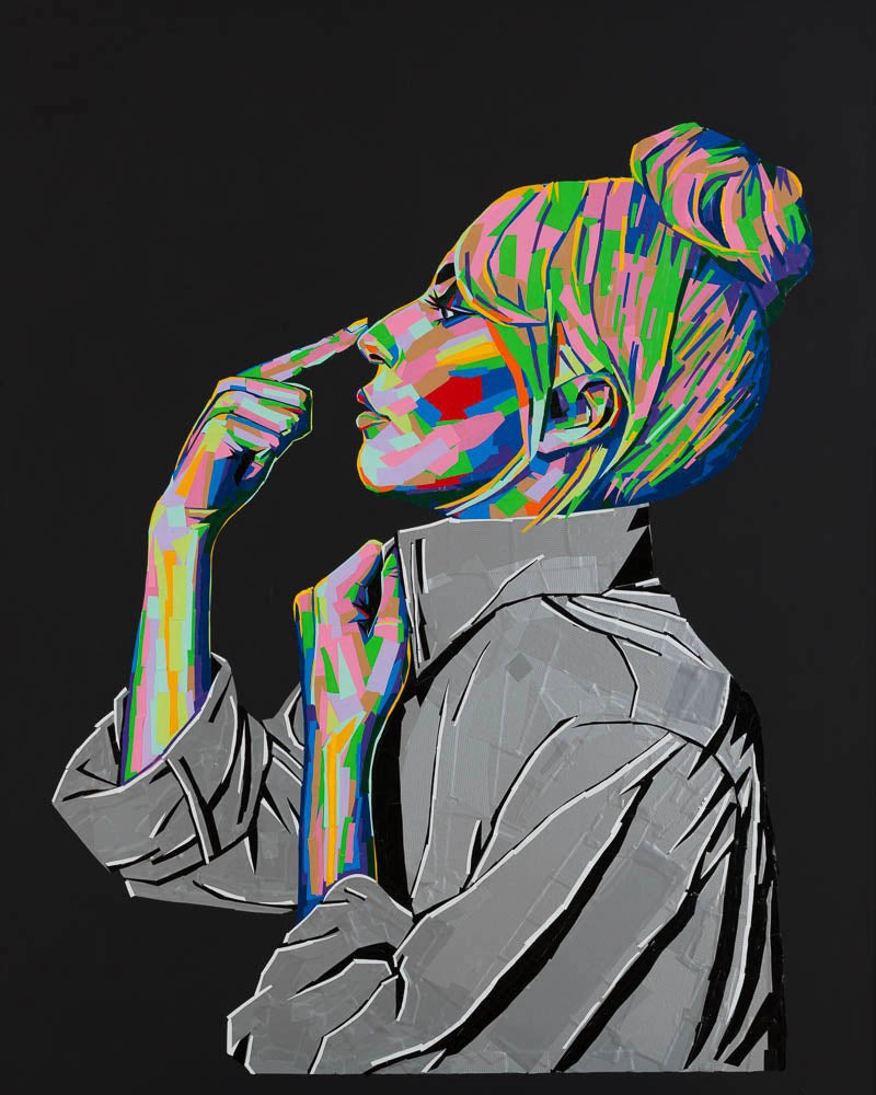 Kunstverket Lady Gaga kommer i størrelsen 53 x 66 cm