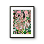 Kunsttrykket «Les Demoiselles d’Artist»  kommer i flere størrelser på kunstpapir. 