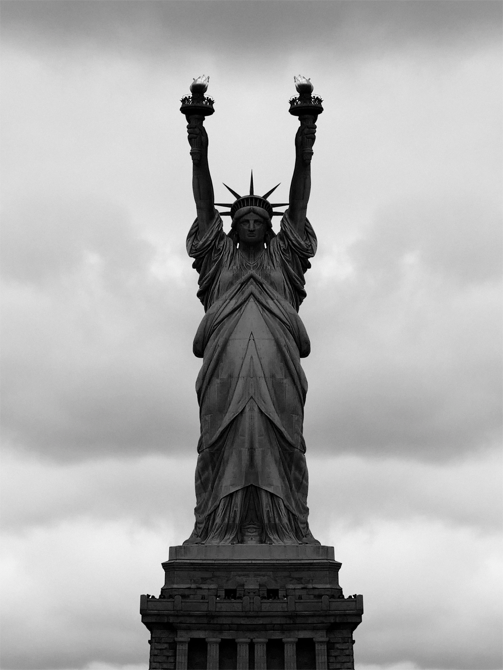 Detaljebilde av fotokunsttrykket "Liberty" av den norske fotografen Dag Knudsen