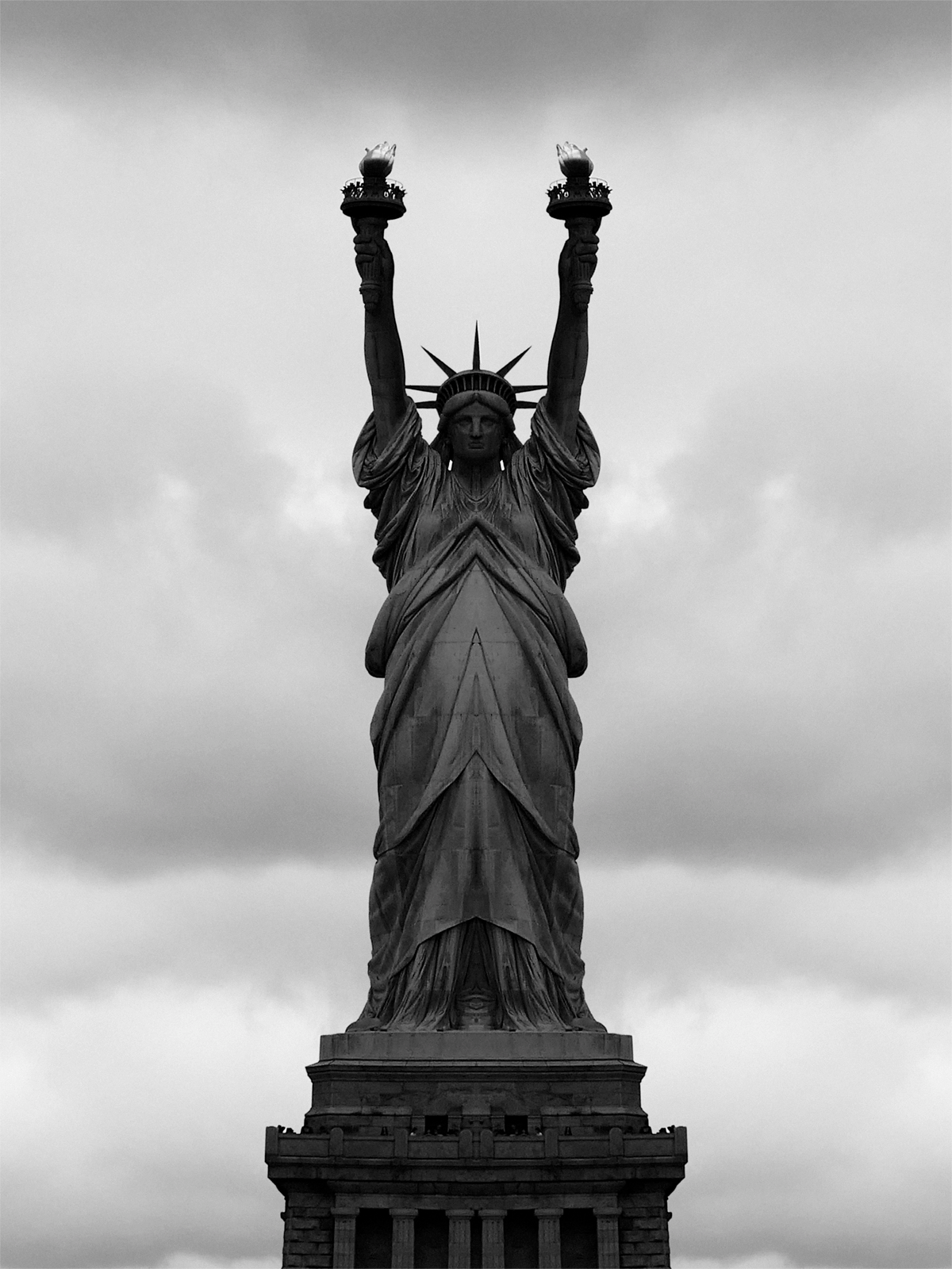 Detaljebilde av fotokunsttrykket "Liberty" av den norske fotografen Dag Knudsen