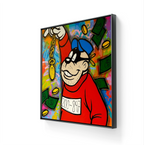 Kunstverket Look at this av Salke1 leveres ferdig innrammet med sort ramme. 