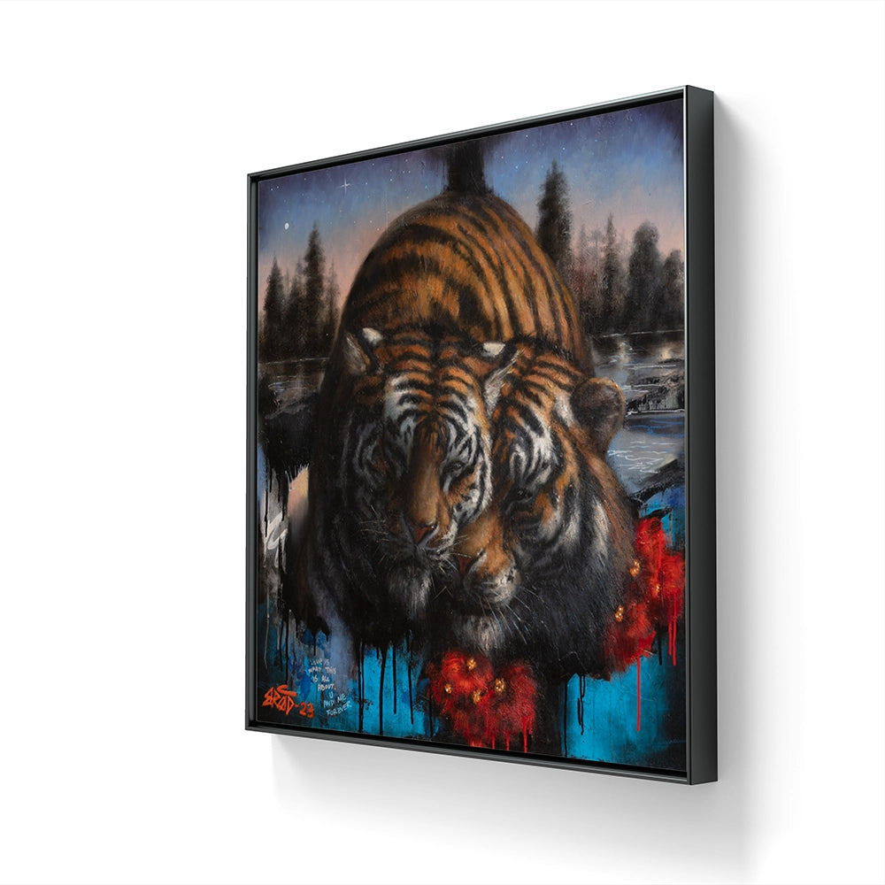 Trykket kommer i to ulike størrelser på kunstpapir