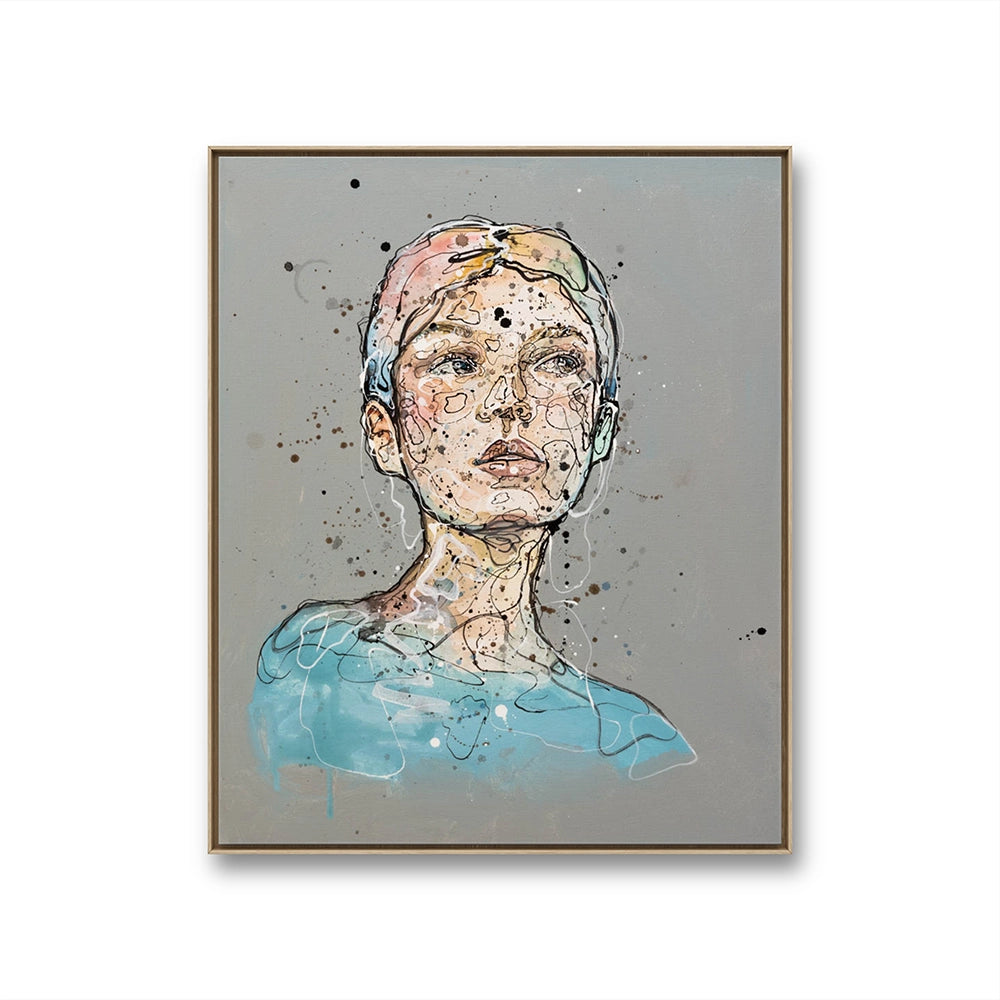 Kunsttrykket "lust" av Lea Alstad kommer i en versjon på lerret. 