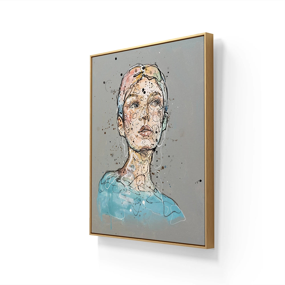 Kunsttrykket "Lust" kommer i en versjon på lerret, denne er også håndkolorert av kunstneren.