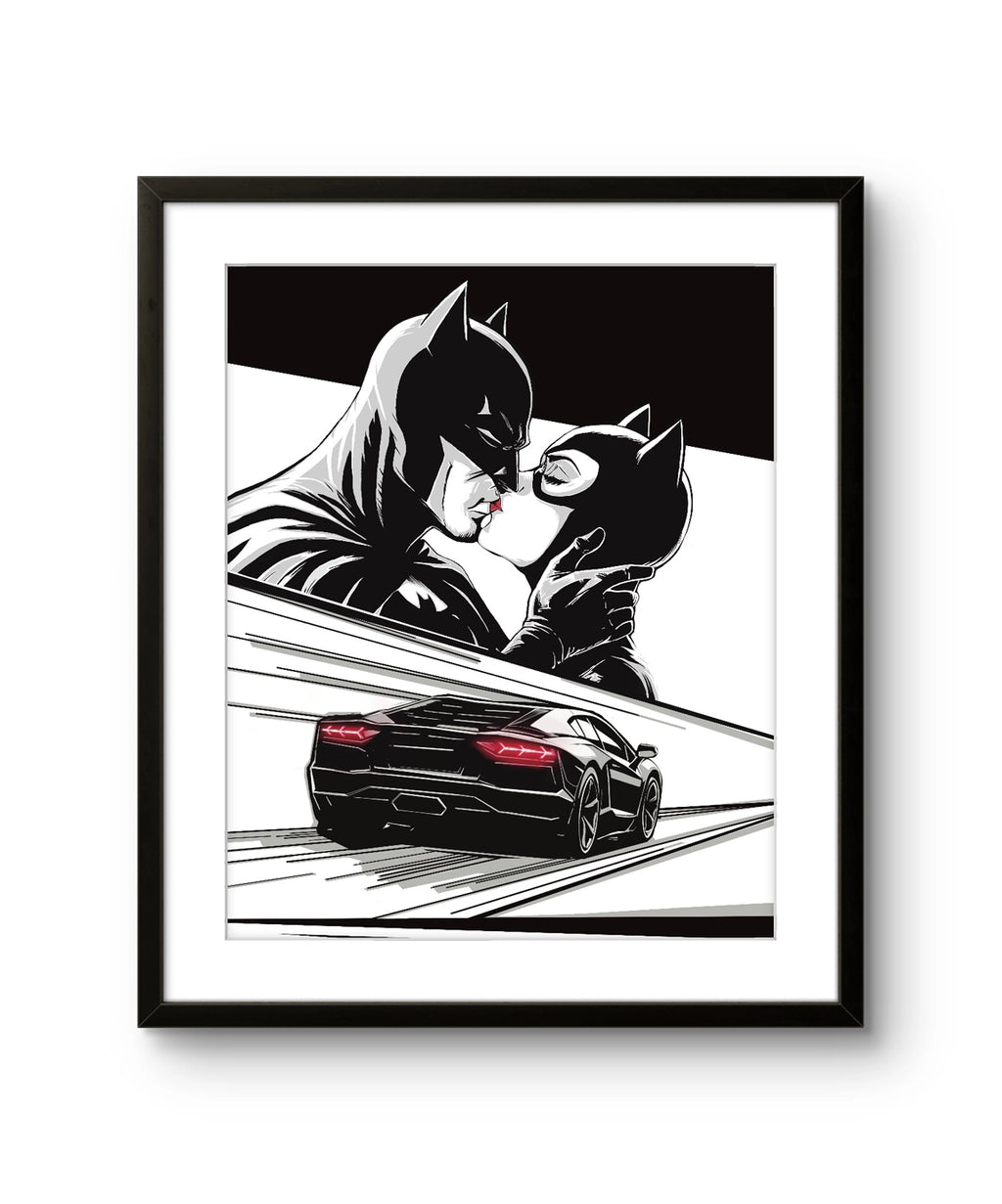 DGA kunsttrykket "Midnight kiss" av den norske kunstneren Nobo, signert og nummerert i begrenset opplag på 10 stk.