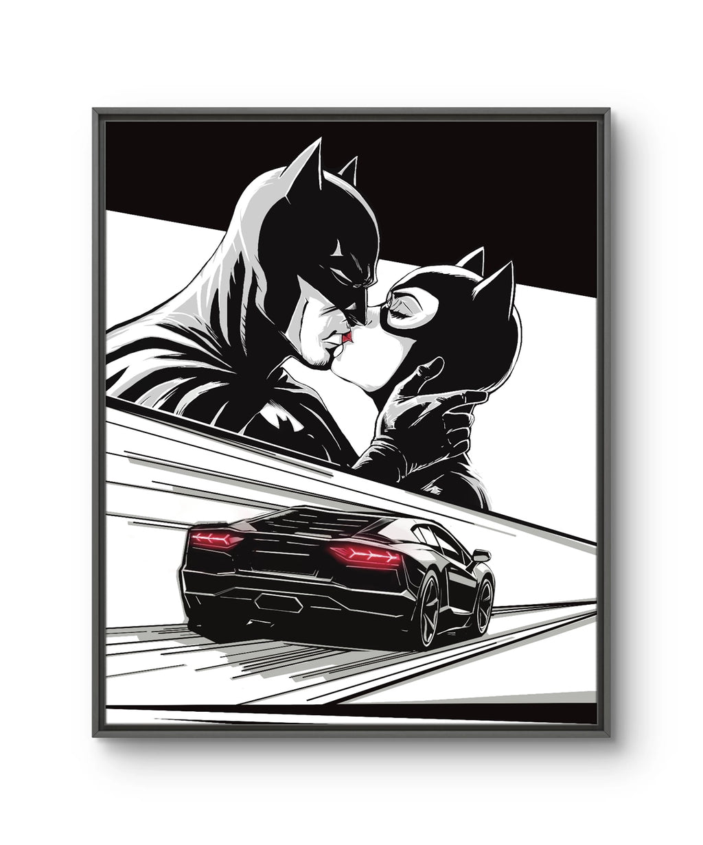 Kunstverket "Midnight kiss" av den norske kunstneren Nobo er et originalverk 1 av 1.