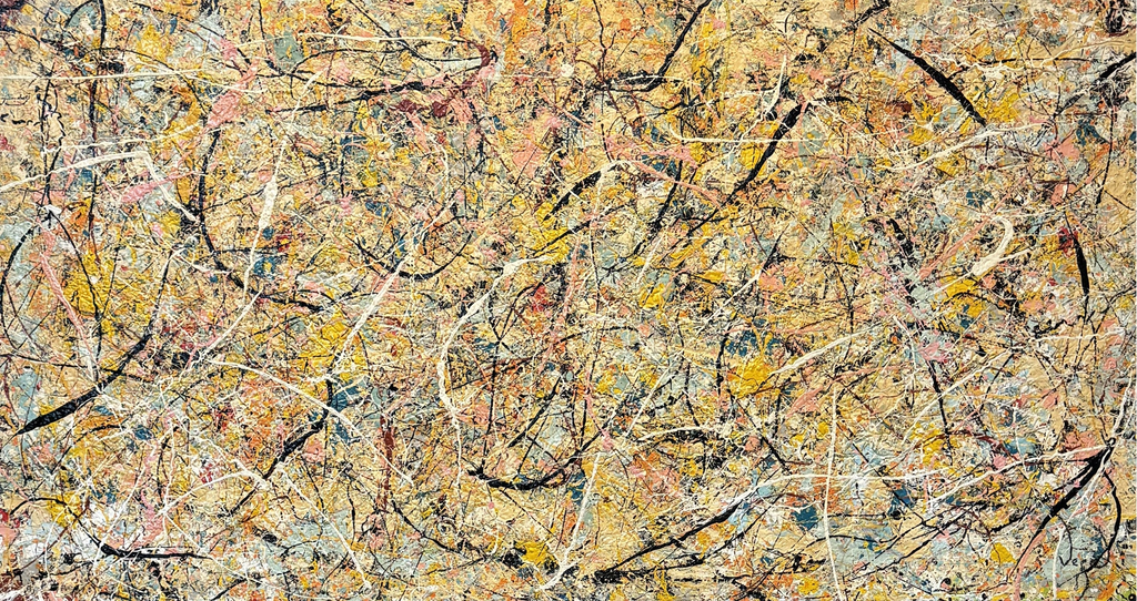 Detaljebilde av maleriet "Minerals"