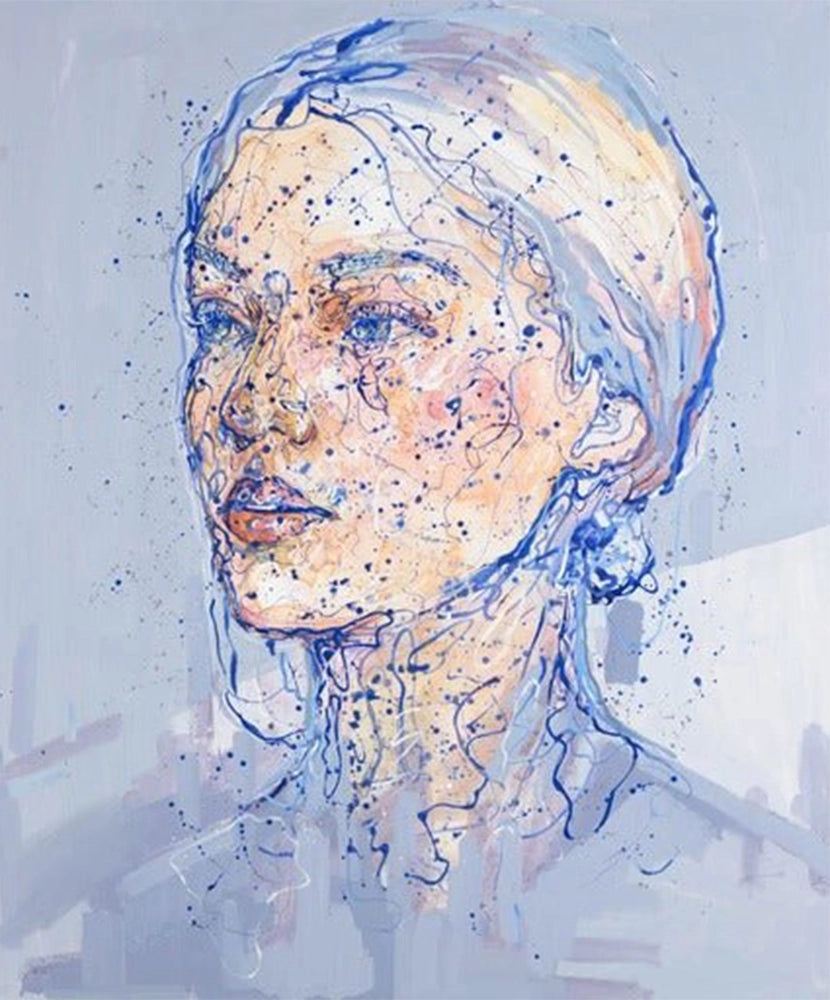 Trykket kommer i en versjon på lerret, denne er også håndkolorert av kunstneren.