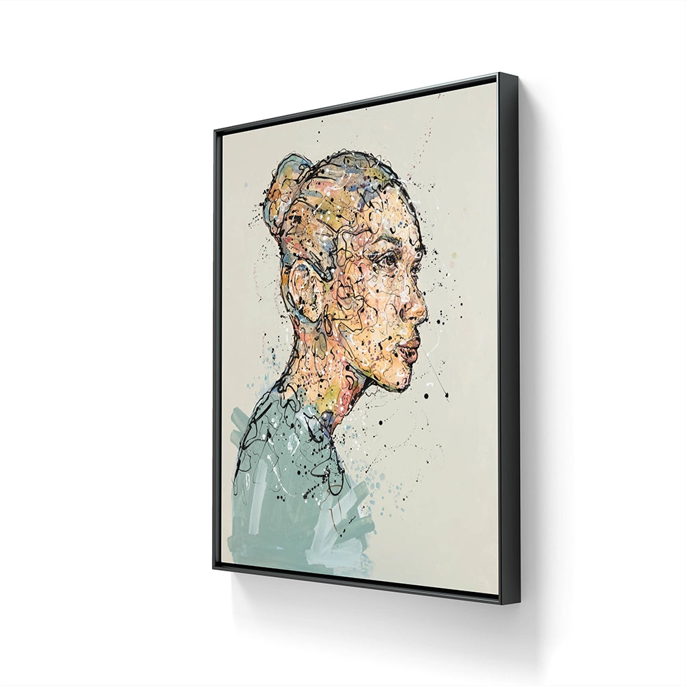 Trykket kommer i en versjon på lerret, denne er også håndkolorert av kunstneren.