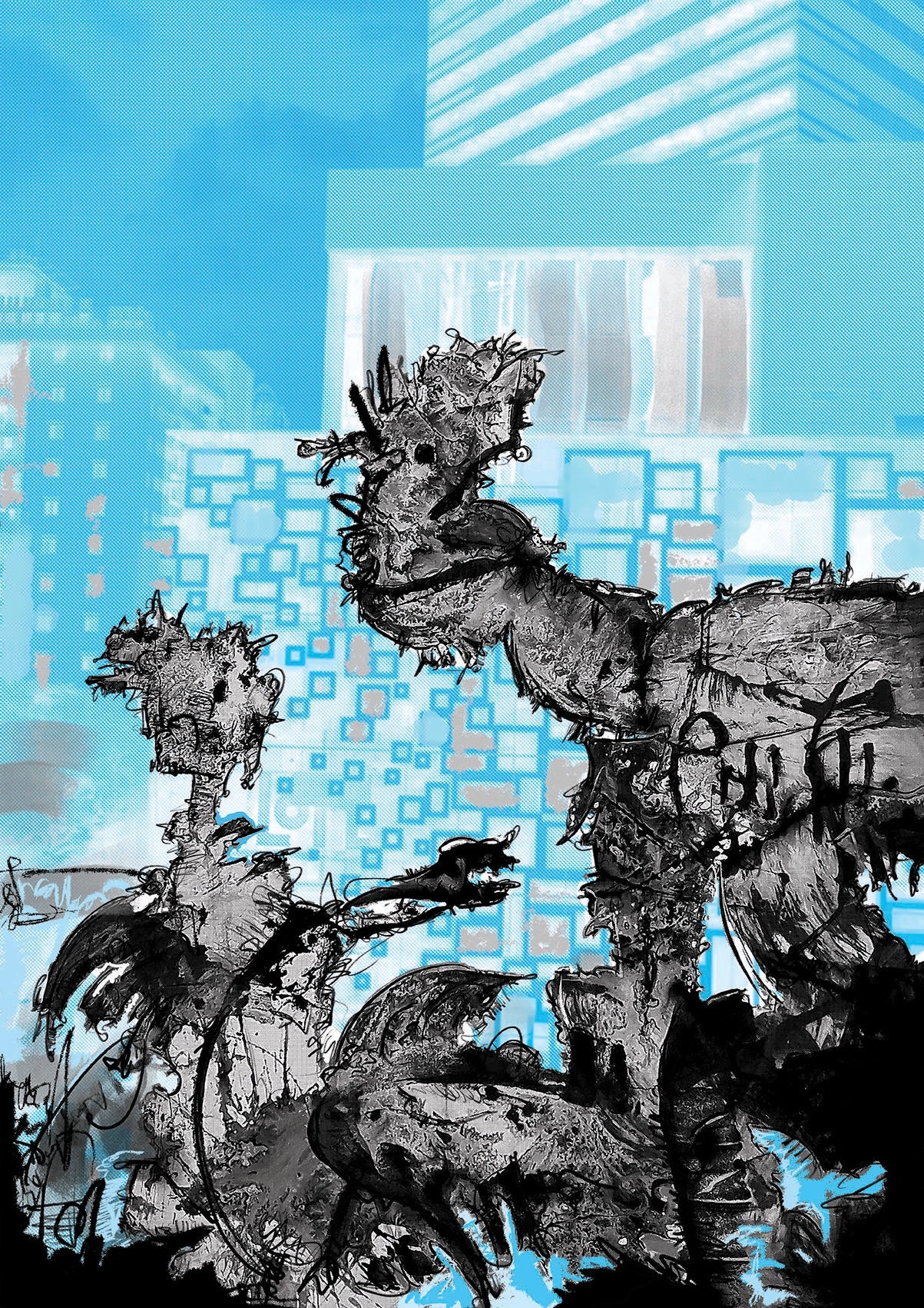 Kunsttrykket "Nobady" er signert og nummeret i et begrenset opplag på 30 stk. 