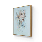 Trykket kommer i en versjon på lerret, denne er også håndkolorert av kunstneren.