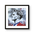 Fine art giclée trykket "Ødegaard" av den norske graffitikunstneren Salke1, signert og nummerert i begrenset opplag