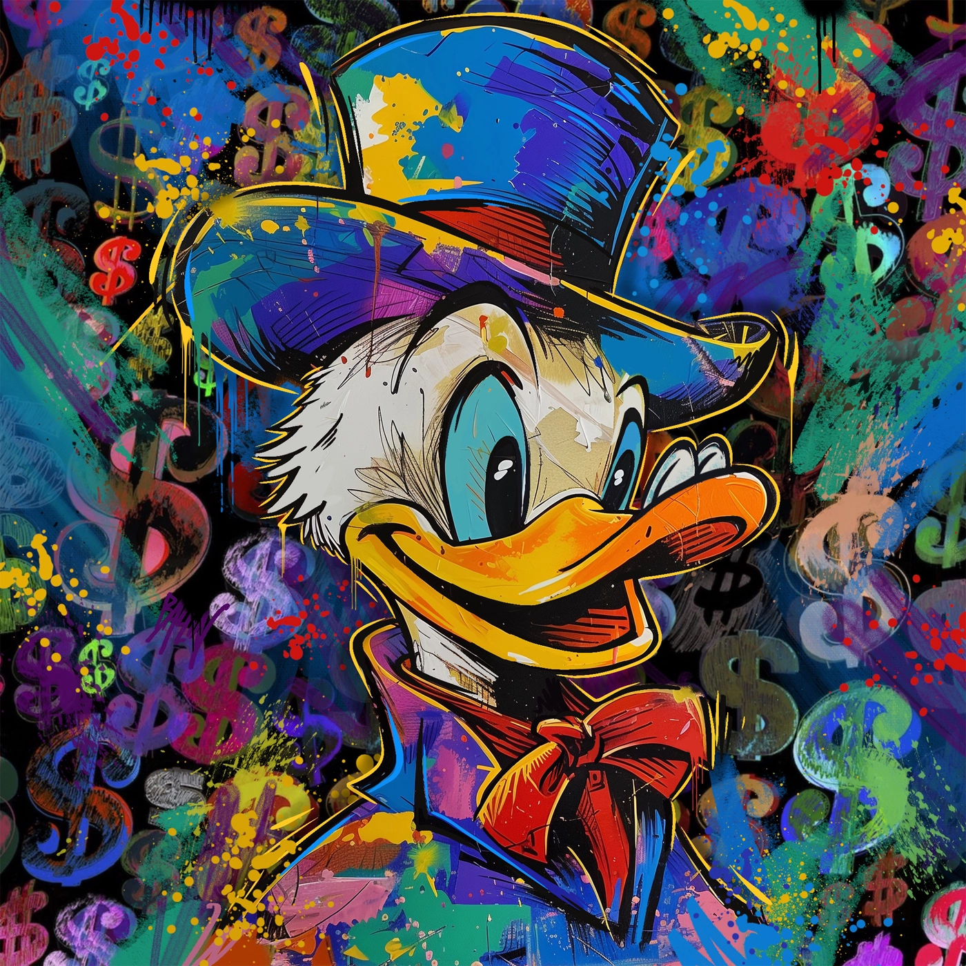 Detaljebilde av "Oldschool scrooge" av Salke1. 