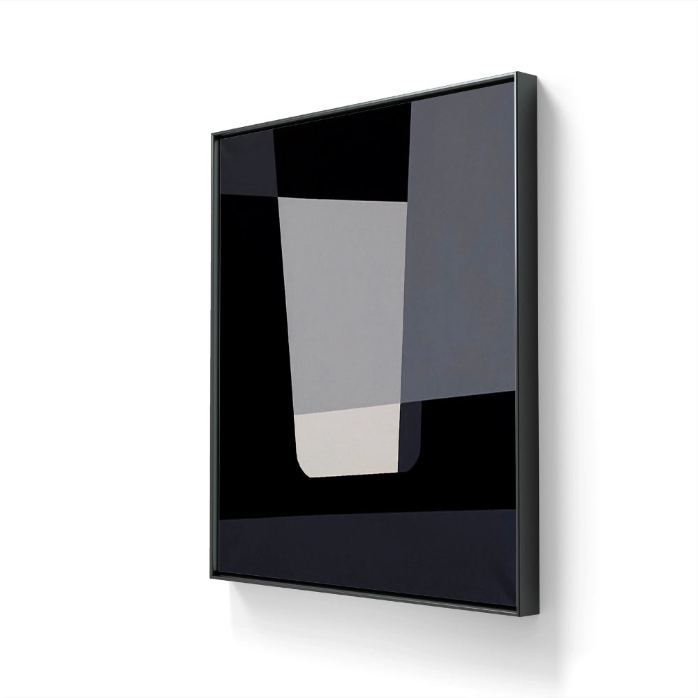 Innramming av det abstrakte kunstverket On the Surface av Arild Askeland