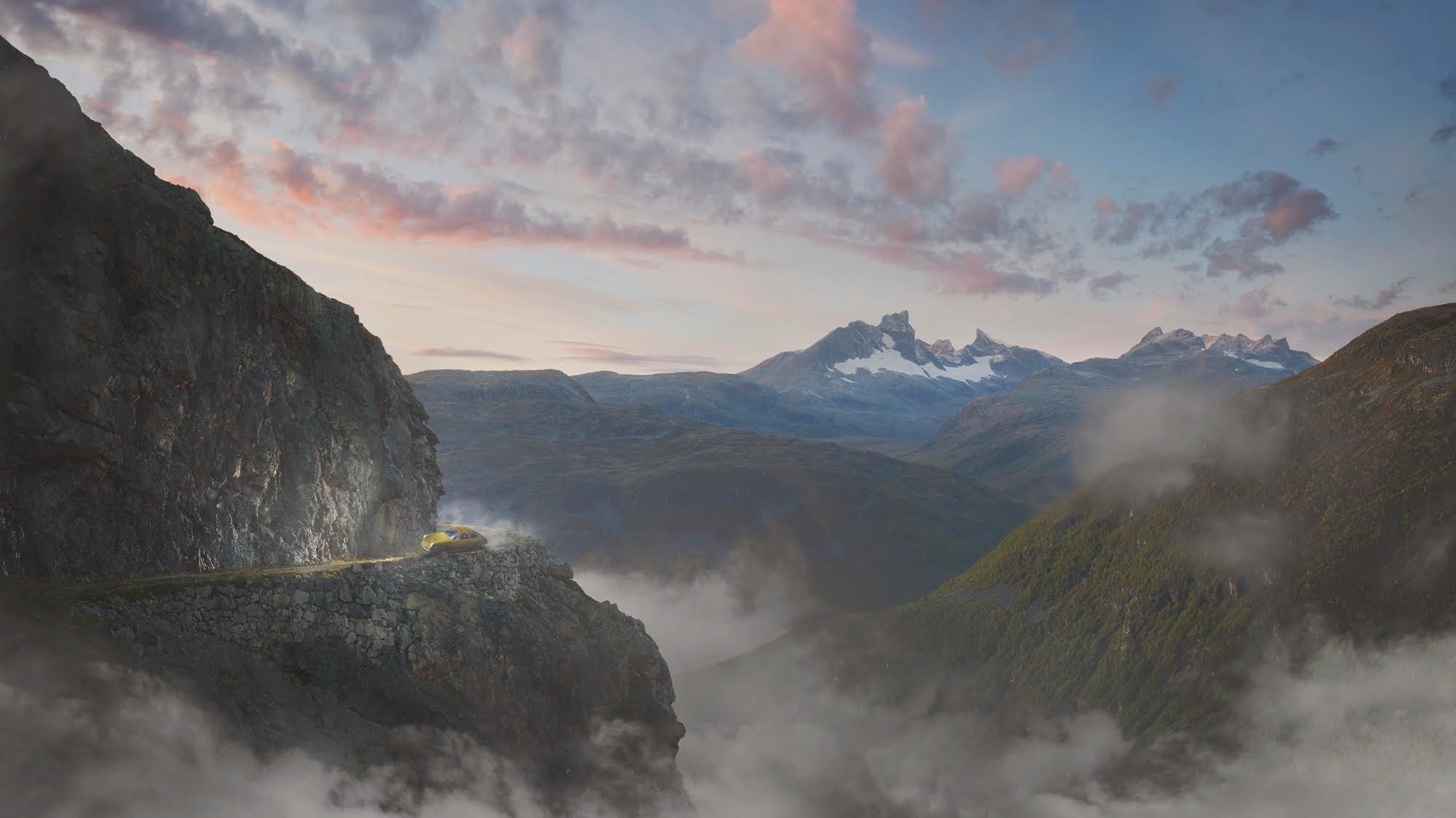 Detaljebilde av fotografiet "On Two Wheels" av Ole Marius Jørgensen