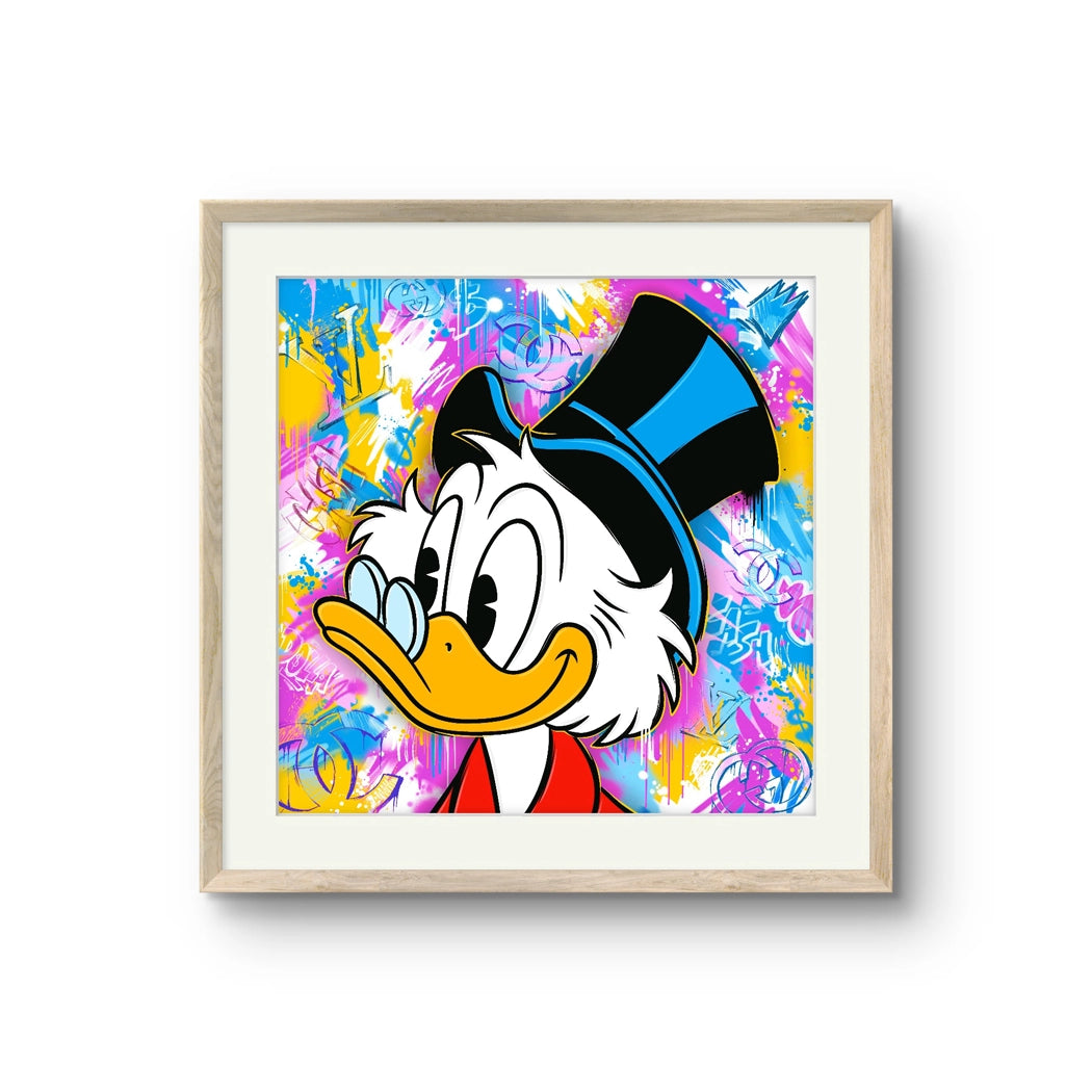 "Onkel skrue" på kunstpapir kommer i et opplag på 15 stk. 