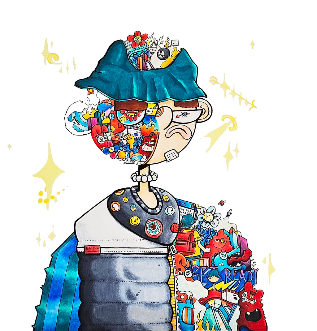 Hand finish kommer i størrelse A2 og i et opplag på 5 stk.