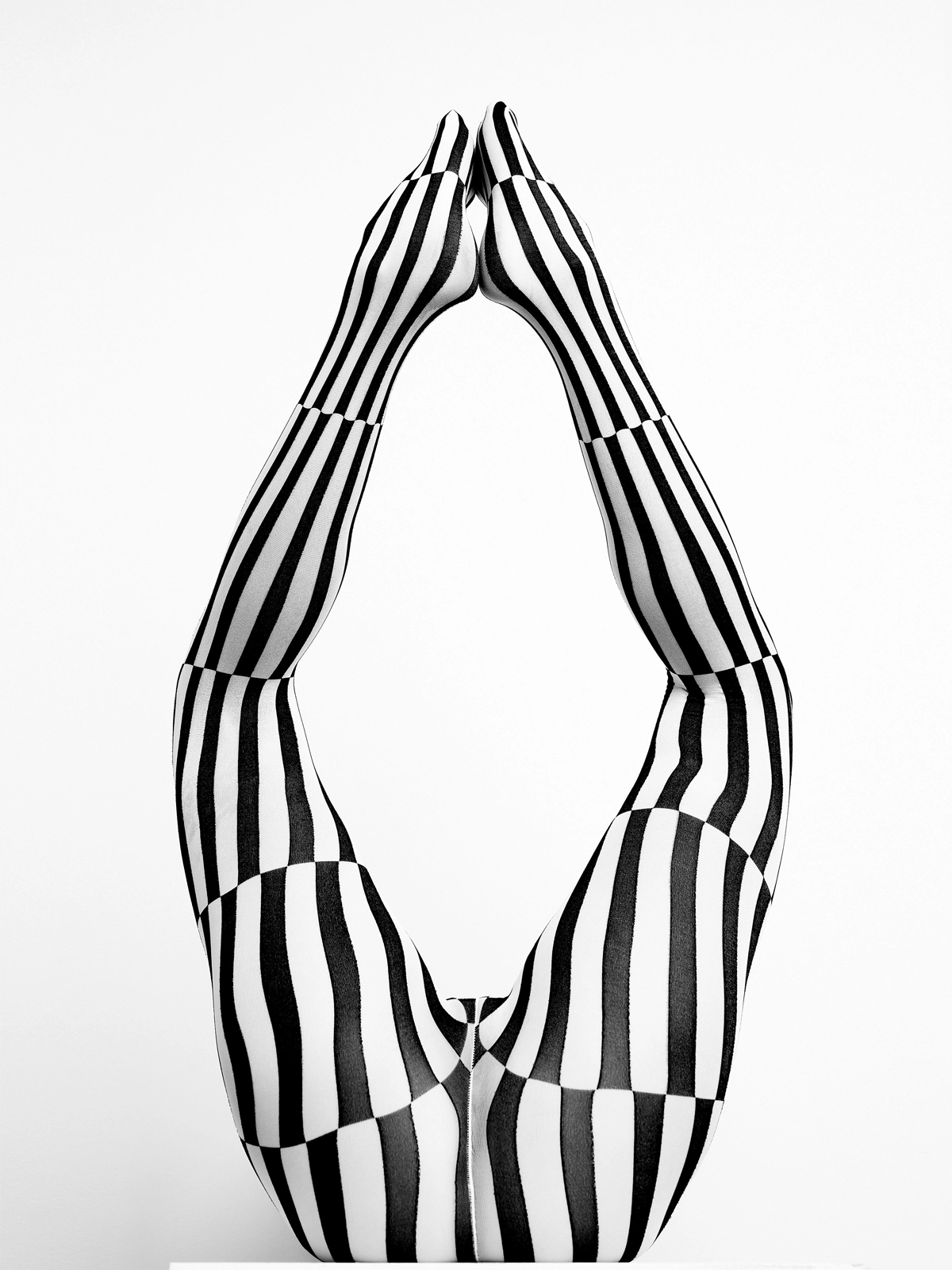 Detaljebilde av fotokunsttrykket "Pantyhose 2" av Dag Knudsen