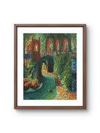 Fine art giclée trykket "Passasjen" i størrelsen 48 x 60 cm på kunstpapir. 