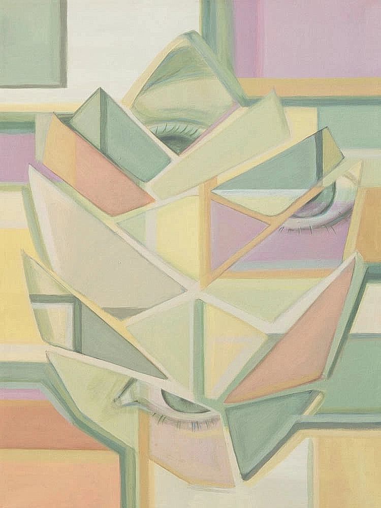 Pine Occhio detaljebilde av maleriet