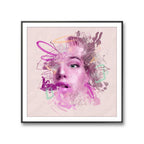 Pink Eye er et digital grafisk kunstverk av Espen Dalen